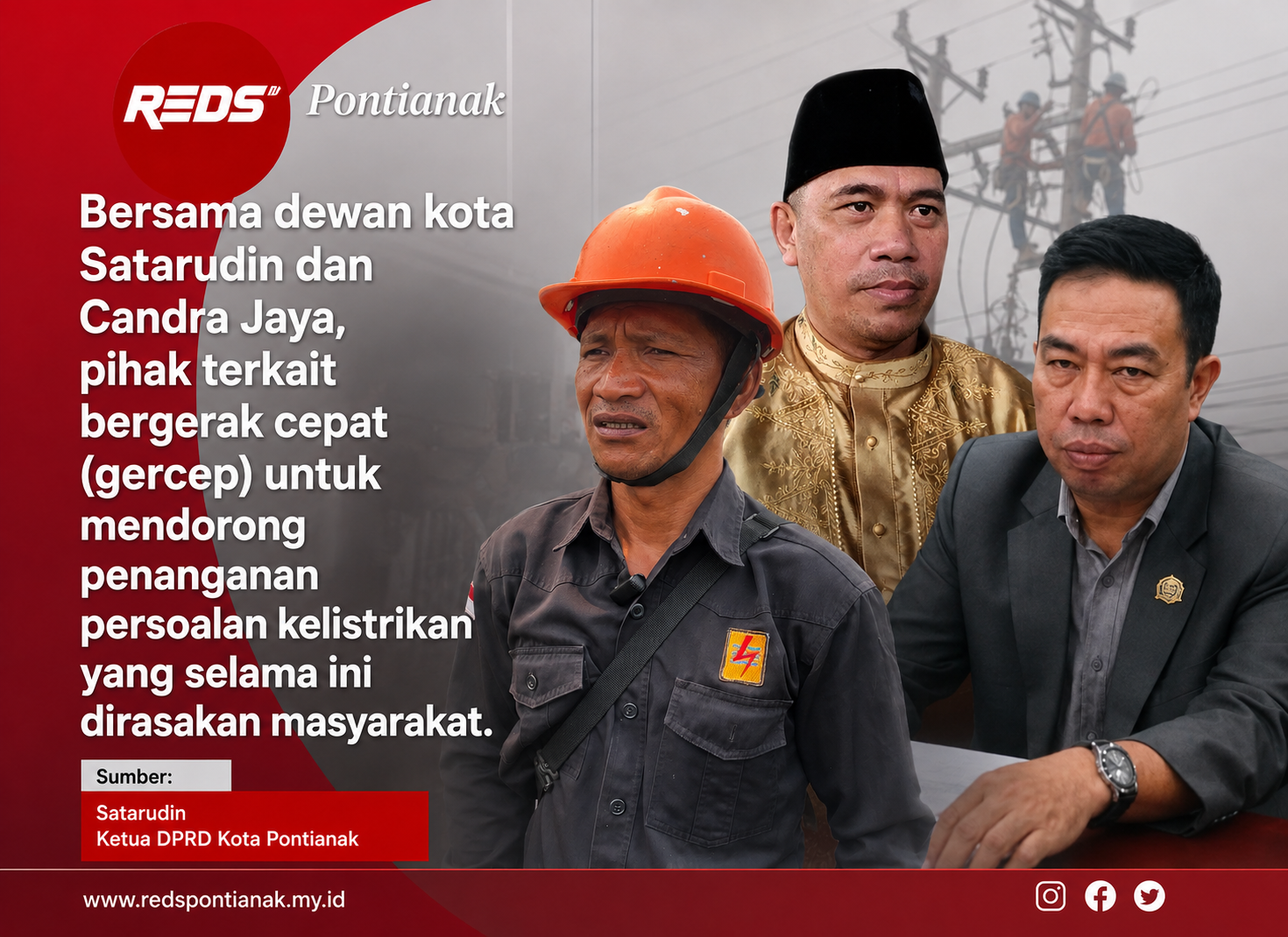 Gercep Atasi Arus Listrik Lemah, Tiang Tambahan Gardu Dibangun di Jalan Tunas Bhakti Sepakat 1